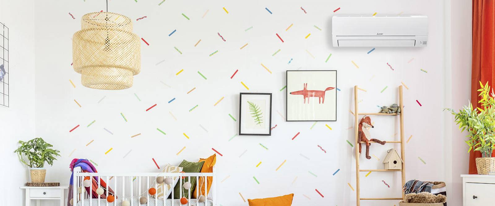 Climatisation réversible murale dans un appartement à Colombes