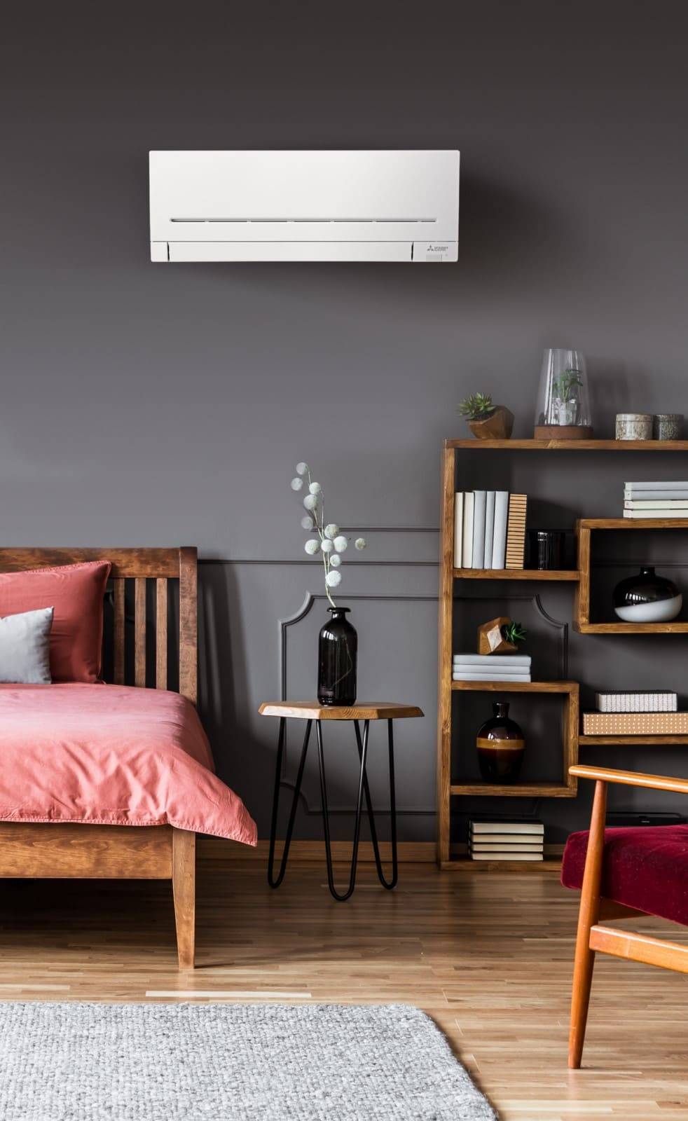 Climatisation réversible dans une chambre de maison à Saint Germain En Laye